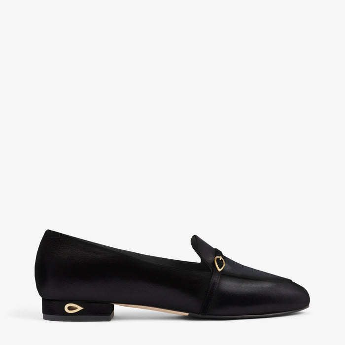 FABRIZIO FLAT - Black Nappa