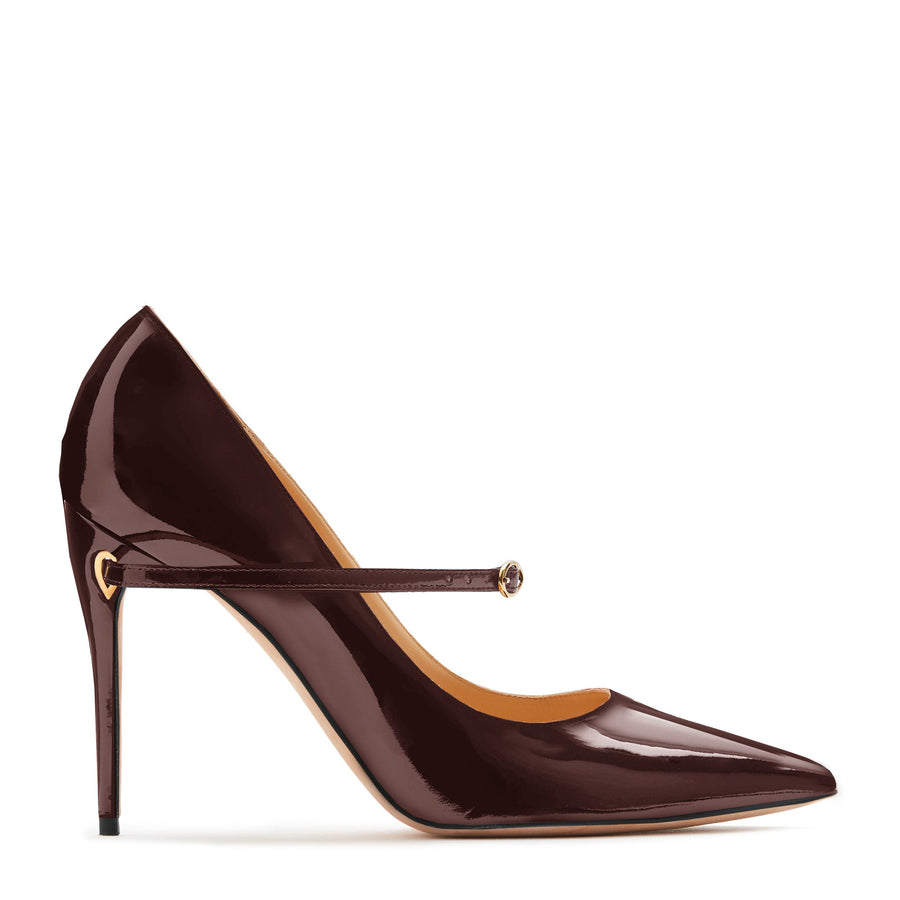 LORENZO 105 - Burgundy Patent