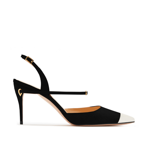 Vittorio 85 Chalk White Patent Toe Cap Bespoke