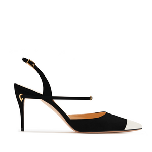 Vittorio 85 Chalk White Patent Toe Cap Bespoke