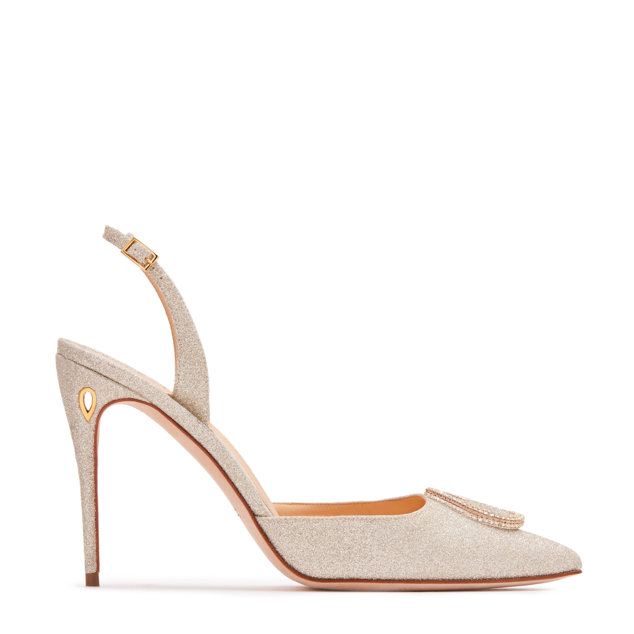Light gold heels clearance